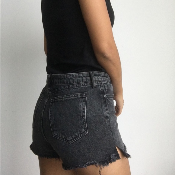 ALEXANDER WANG denim high waist cutoff shorts 27 - Picture 7 of 8